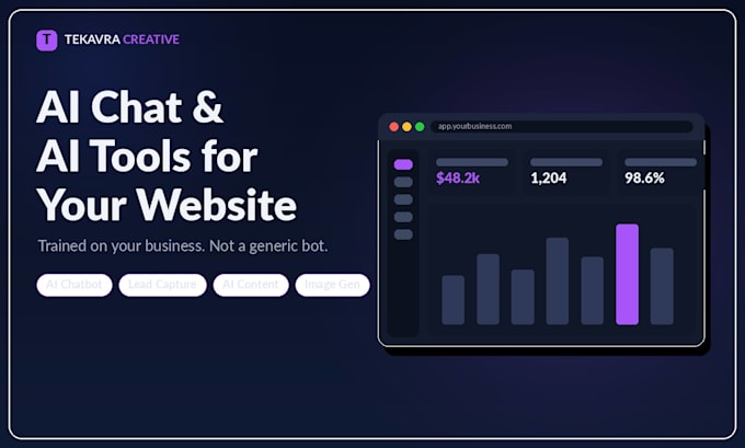 add ai chat or ai content tools to your website