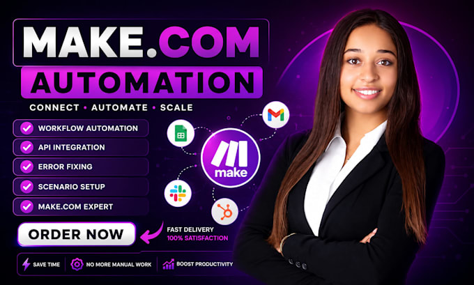 setup made com make com automation make com expert make com fix make com