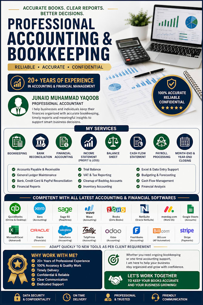 do professional bookkeeping and financial accounting