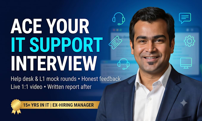 be your it support and help desk interview prep coach