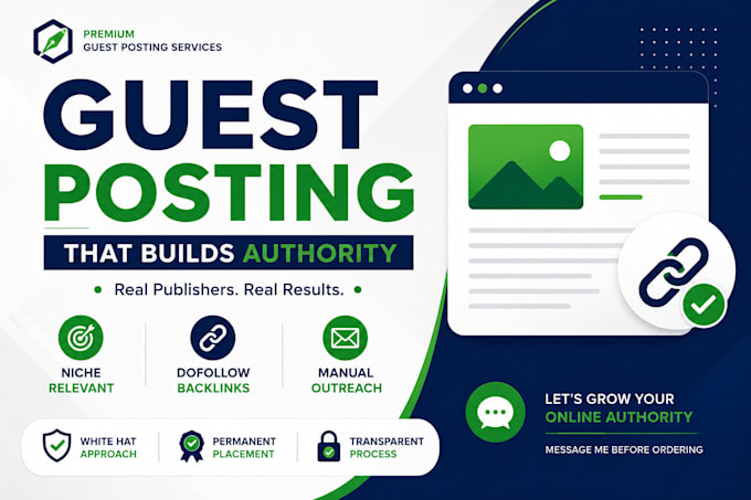 provide guest posting on real authority websites