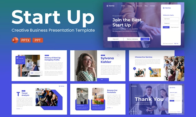 powerpoint presentation design investor pitch deck for startups
