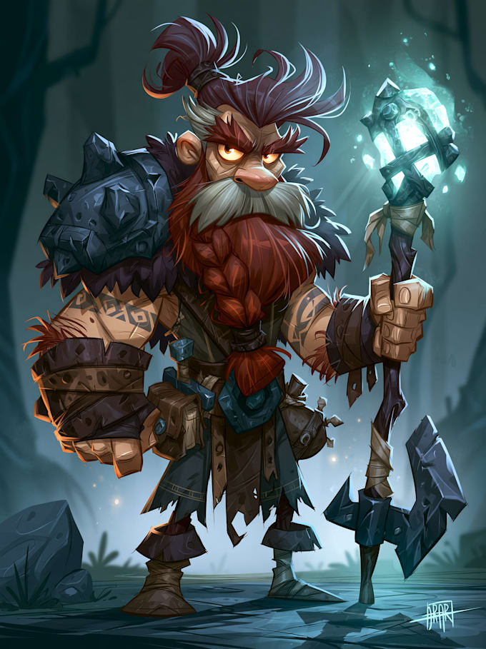 draw 2d game character or game character