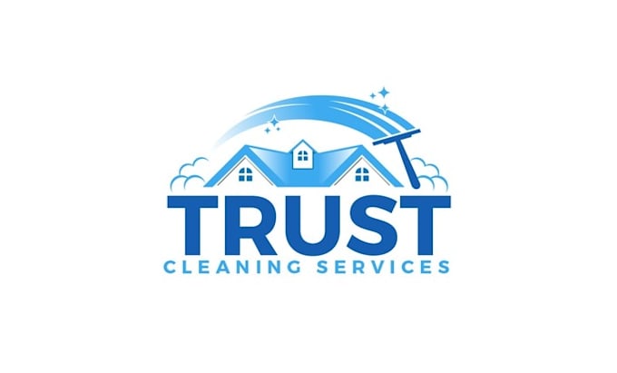 design high quality home clean trust logo