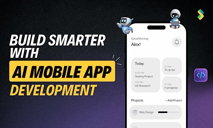 develop an ai mobile app, chatbot, and an ai agent for android and ios