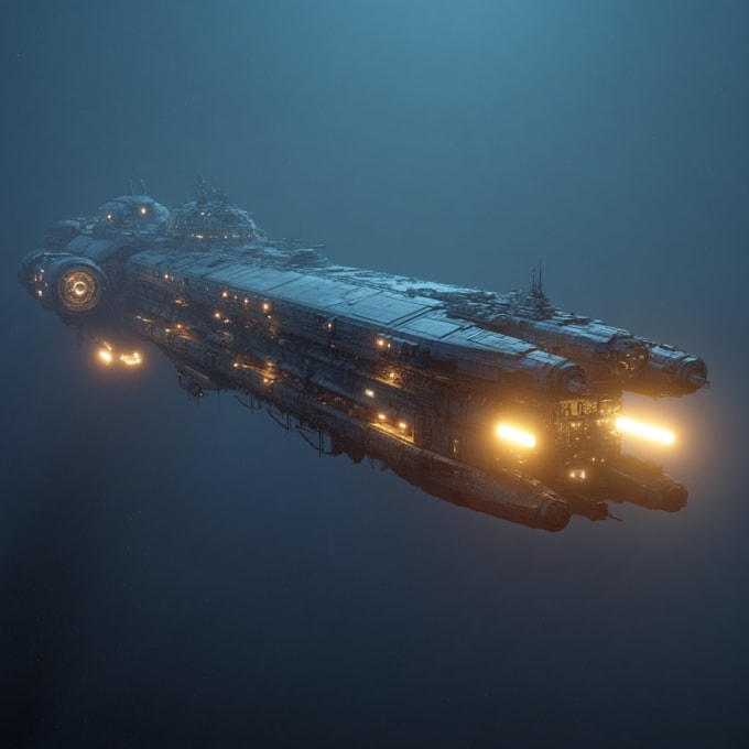 do sci fi spaceship design