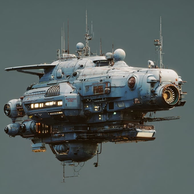 do sci fi spaceship design