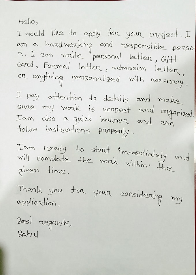 write anything with my beautiful handwriting