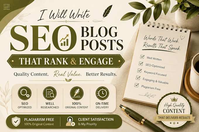 write SEO blog posts that drive traffic