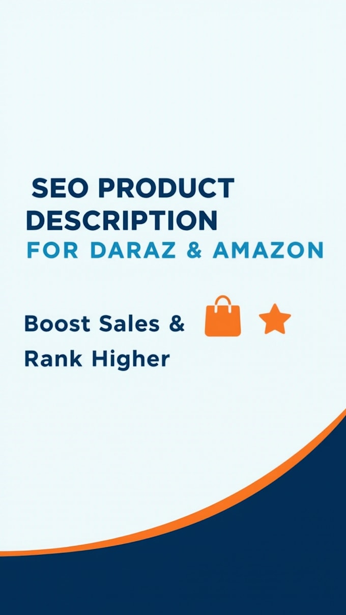seo product descriptions for daraz and amazon clothing brands