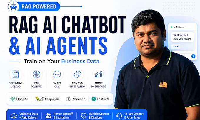 develop a custom rag ai chatbot trained on your documents