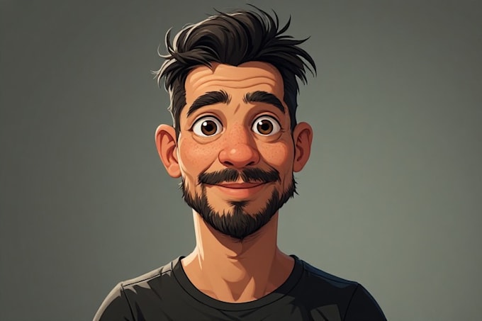 draw funny cartoon character caricature portrait