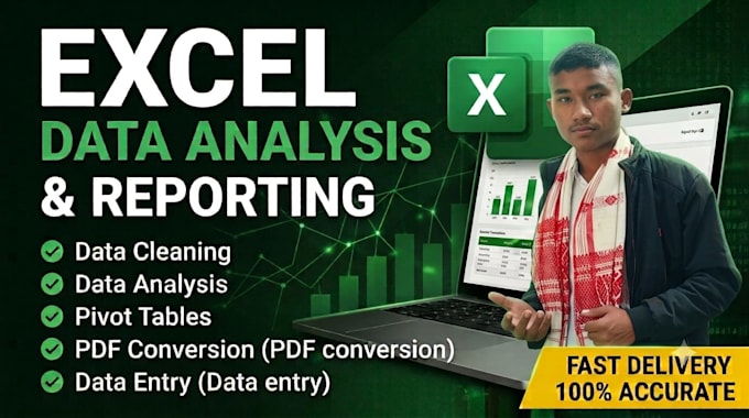 do excel data cleaning, data analysis, pivot tables