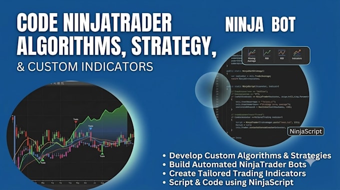 code ninjatrader algorithms, strategy, ninjatrader bot and ninjatrader indicator
