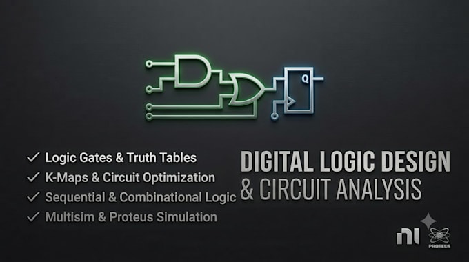 design digital logic circuits, truth tables, and solve electronics proble