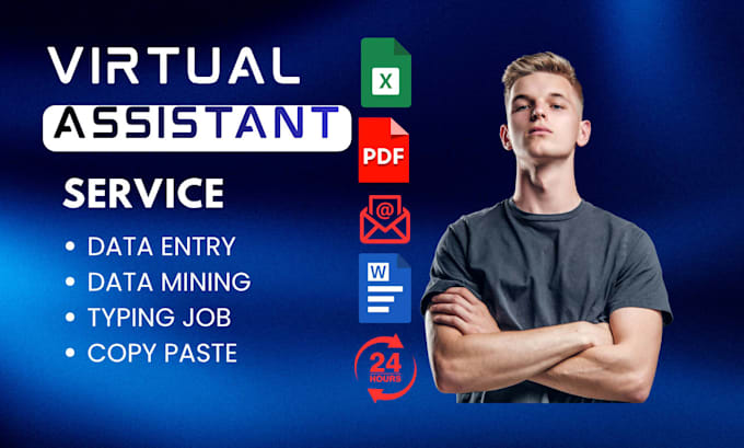 do data entry, copy paste, data scraping, email leads, pdf to excel data