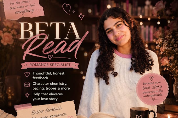 beta read your romance manuscript