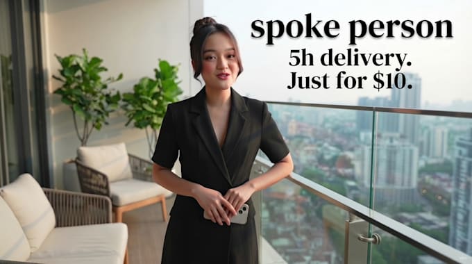 do promotional video ads spokesperson video