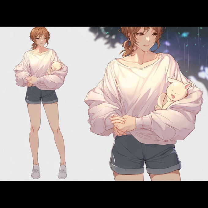 do a anime character