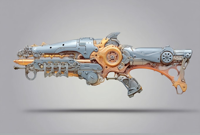 design unique weapons illustrations