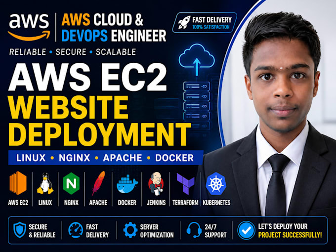 deploy your website on AWS ec2 using linux nginx or apache