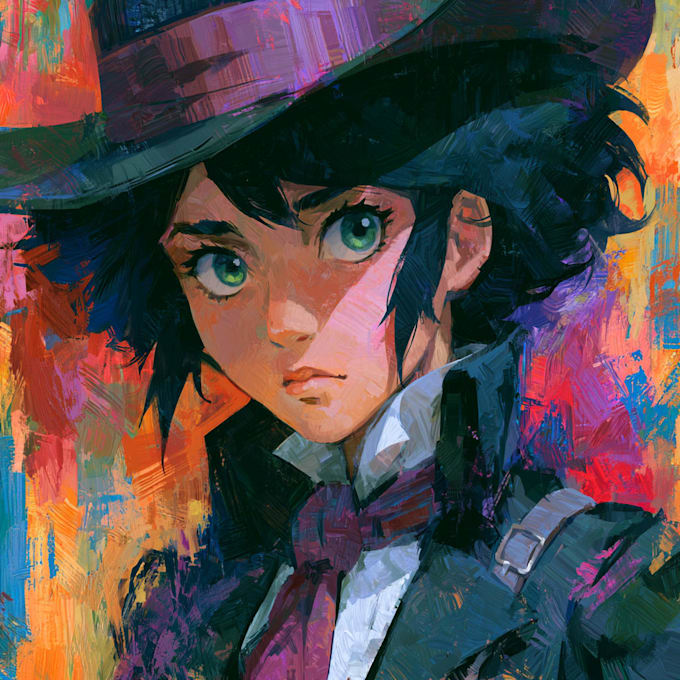 do anime character art