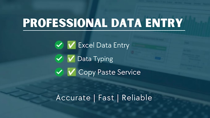 do data entry, microsoft excel, PDF to excel, and copy typing