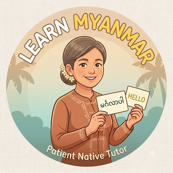 teach you conversational myanmar in simple english