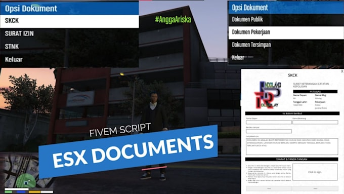 create professional esx fivem server with premium scripts