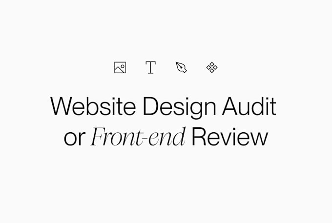 audit your website UX UI and give clear, practical feedback