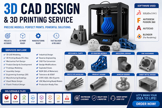 design cad model prototype design product modeling for manufacturing