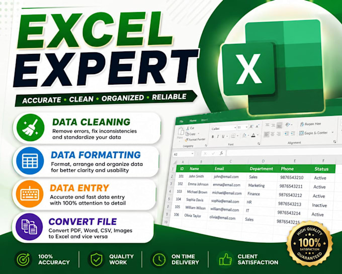 do data entry, data cleaning, data formatting