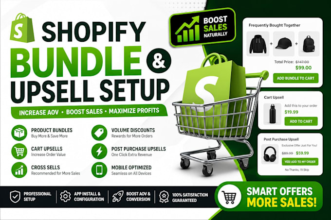create high converting shopify product bundles and upsells