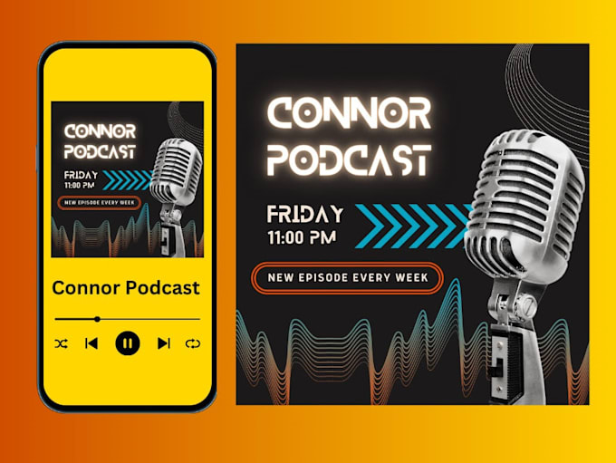 create professional podcast logo design