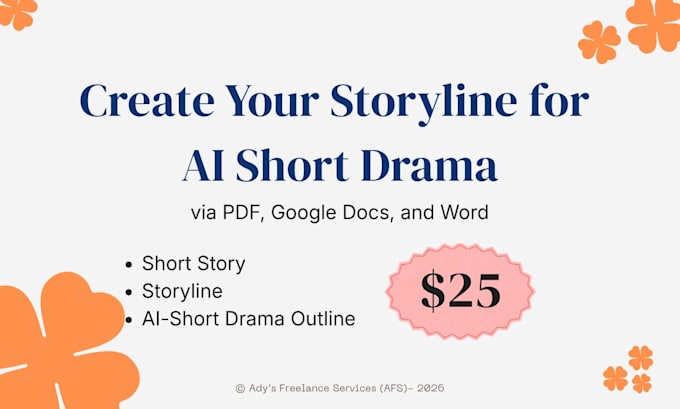 write your storyline for a romance ai short drama