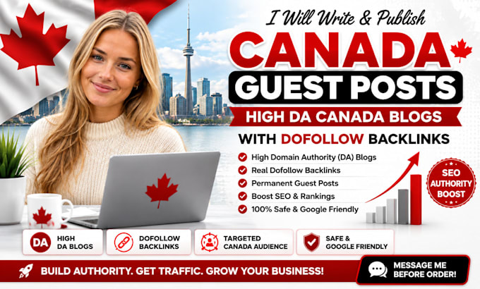 publish high da canada guest posts with dofollow backlinks