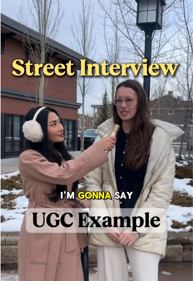create street interview ugc ads for your brand