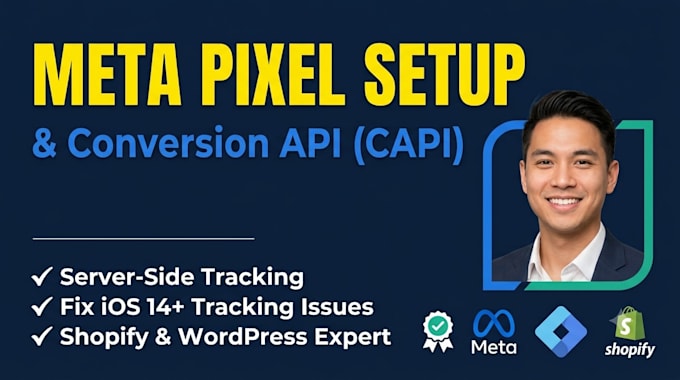 setup meta fb pixel conversion api server side tracking shopify wordpress