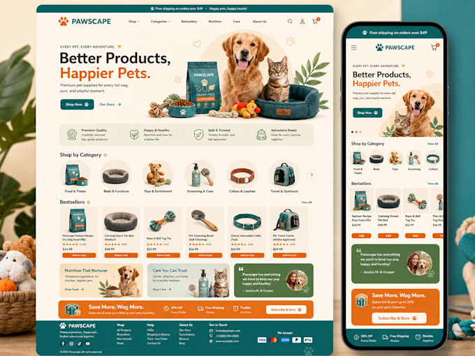 design and build a premium shopify store