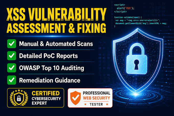 perform xss vulnerability assessment and web pen testing