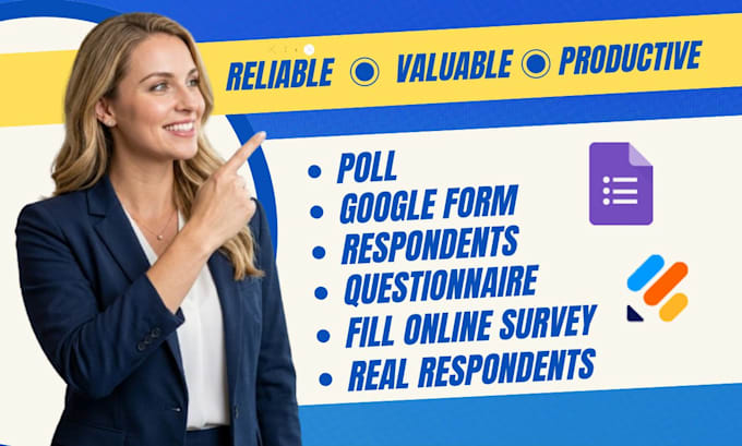 recruit 1000 targeted survey respondents via google forms jotform questionnaire