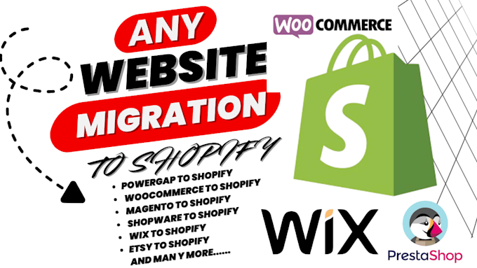 do shopify migration store transfer shopify setup and product import to shopify