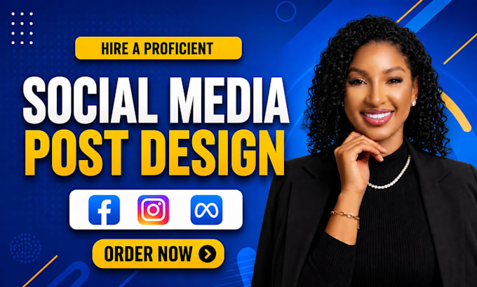 design social media post facebook post instagram post social media ads creative