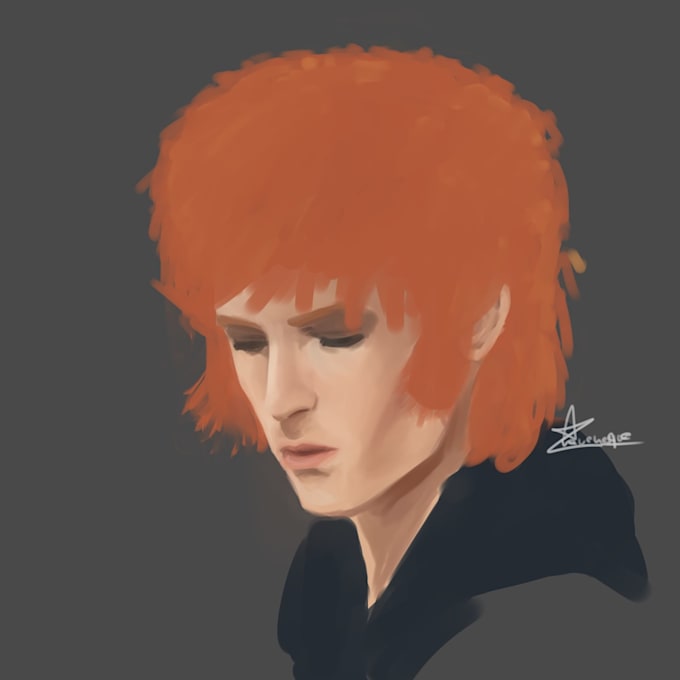 draw or paint a realistic portrait