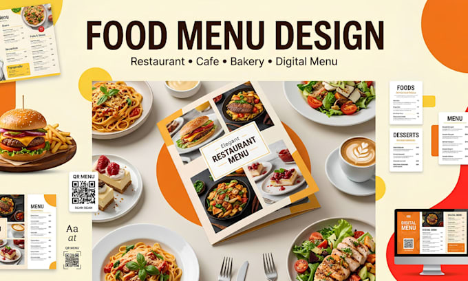 design professional restaurant and food menu design