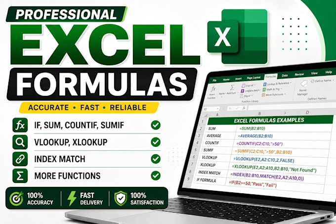 fix, create and automate excel formulas