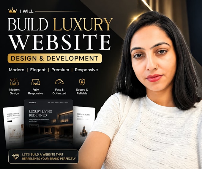 build luxury website design and website development