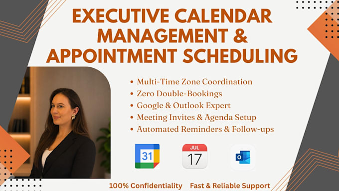 manage your calendar and schedule appointments