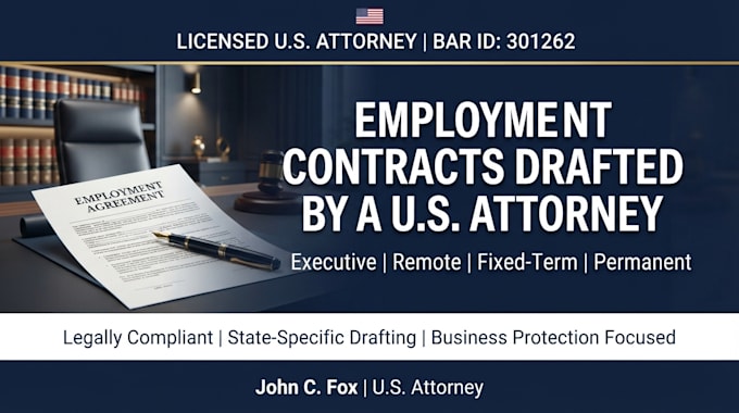 draft a remote employee employment contract for your US business