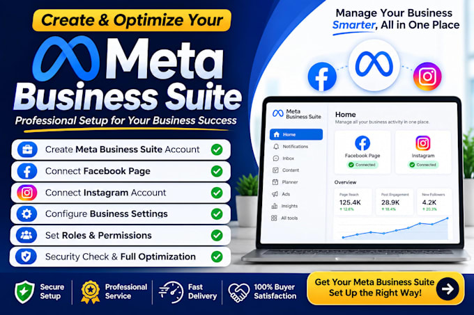 create and optimize your meta business suite account